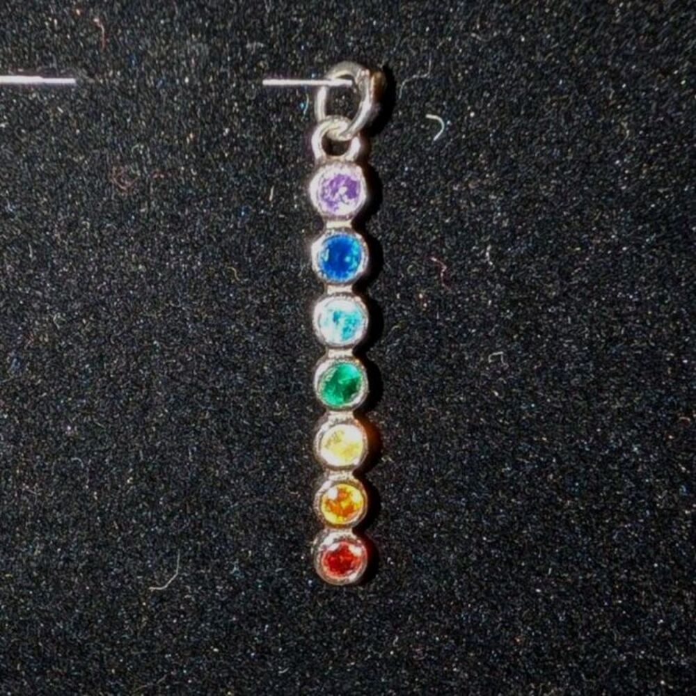 Chakra silver pendant (no chain)